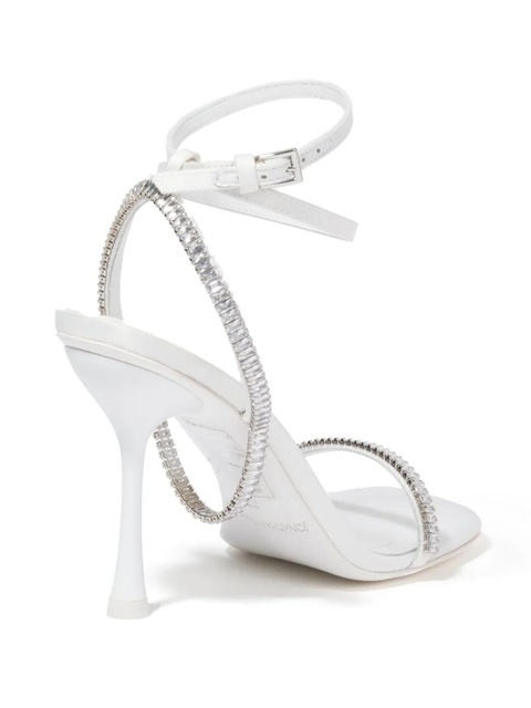 Simkhai Luxon crystal-embellished sandals - White - zdjęcie produktu nr 2