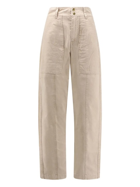 MARANT ÉTOILE cotton trousers - Neutrals - zdjęcie produktu nr 1