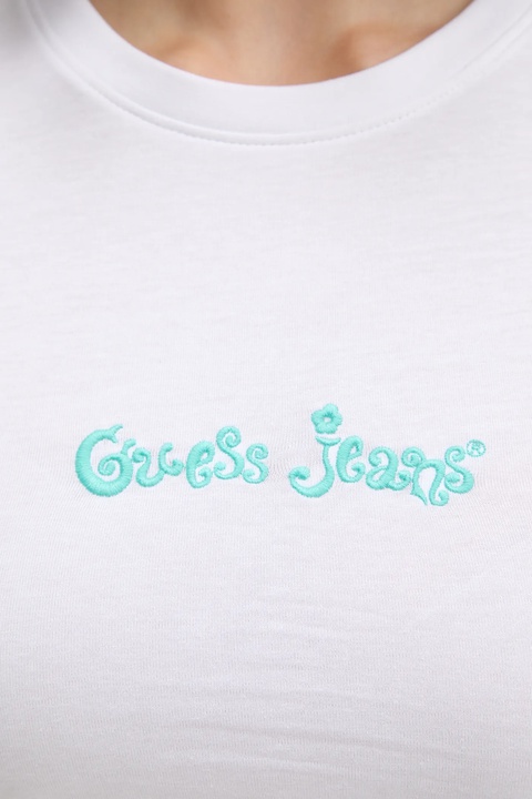 Guess Jeans t-shirt damski kolor biały W5YI24 J1314 - zdjęcie produktu nr 2