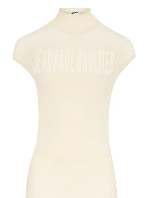 Jean Paul Gaultier logo midi dress - Neutrals - zdjęcie produktu nr 1
