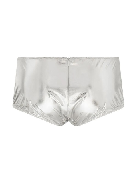 Dolce & Gabbana KIM DOLCE&GABBANA high-waisted coated briefs - Silver - zdjęcie produktu nr 2
