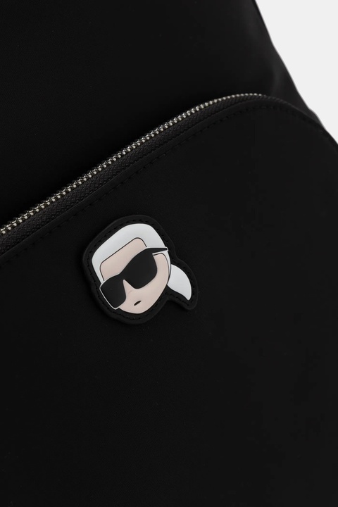 Karl Lagerfeld plecak kolor czarny duży gładki A1W30126 - zdjęcie produktu nr 2