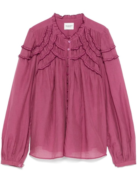 MARANT ÉTOILE Christa shirt - Pink - zdjęcie produktu nr 1