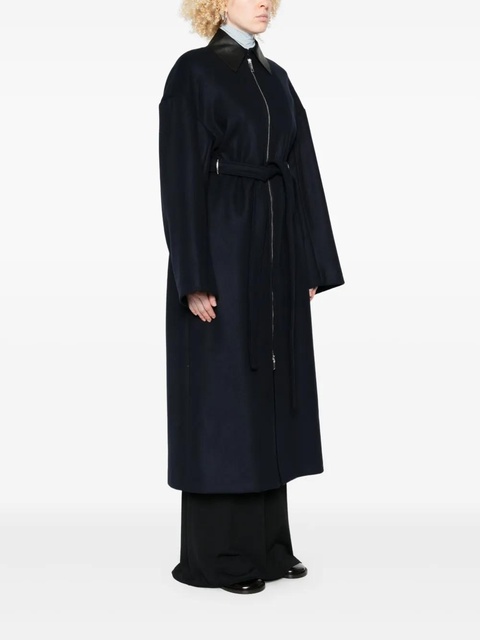 Sportmax zip-up trench coat - Black - zdjęcie produktu nr 1