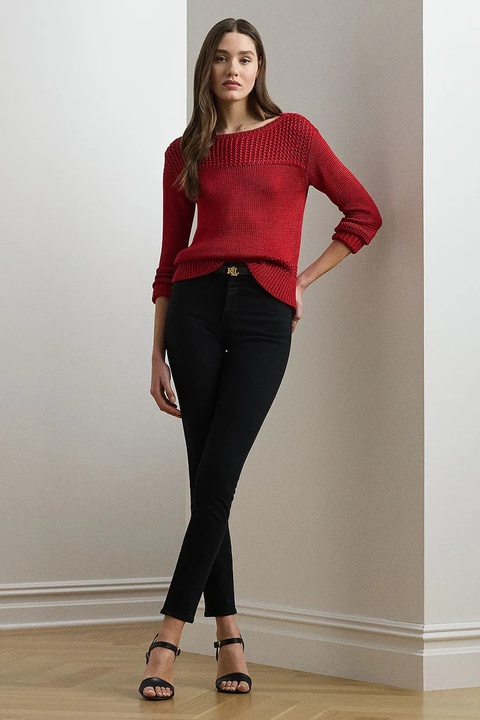 Lauren Ralph Lauren sweter damski kolor czerwony - zdjęcie produktu nr 2