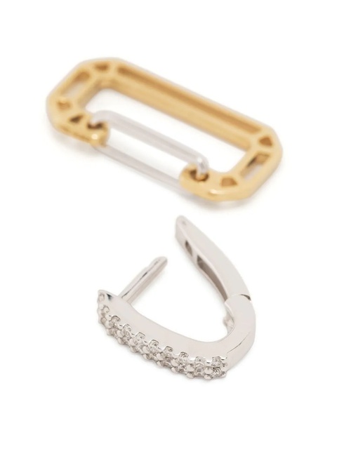 EÉRA 18kt yellow and white gold Small Chiara diamond earring - zdjęcie produktu nr 2