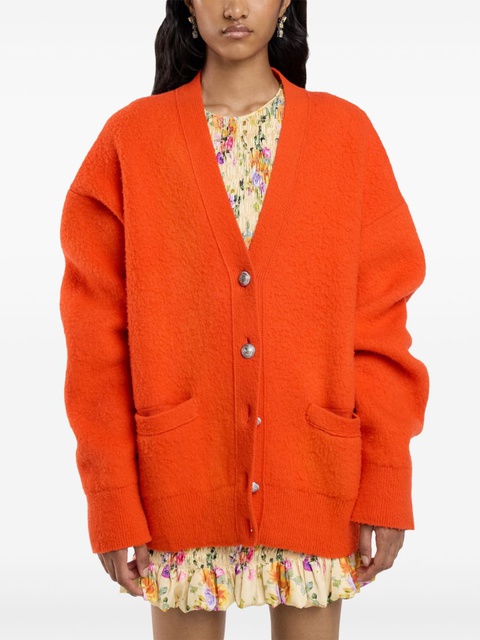 Rabanne oversized wool cardigan - Orange - zdjęcie produktu nr 2