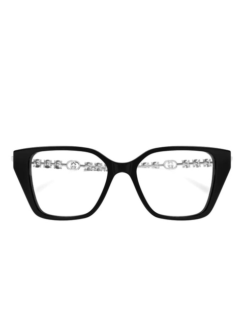 Gucci Eyewear embellished glasses - Black - zdjęcie produktu nr 1