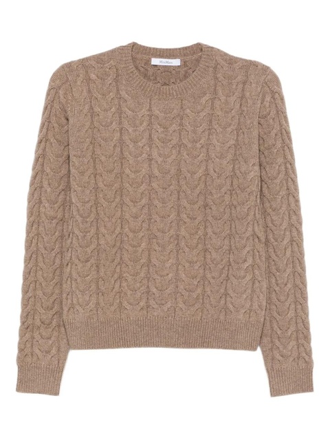 Max Mara cable-knit sweater - Brown - zdjęcie produktu nr 1