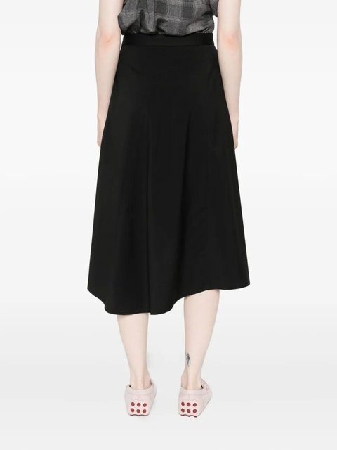 LOEWE asymmetric midi skirt - Black - zdjęcie produktu nr 2
