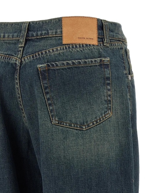 Magda Butrym stonewashed five-pocket straight-leg jeans - Blue - zdjęcie produktu nr 2