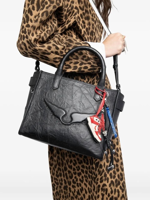 Zadig&Voltaire wings leather shoulder bag - Black - zdjęcie produktu nr 2