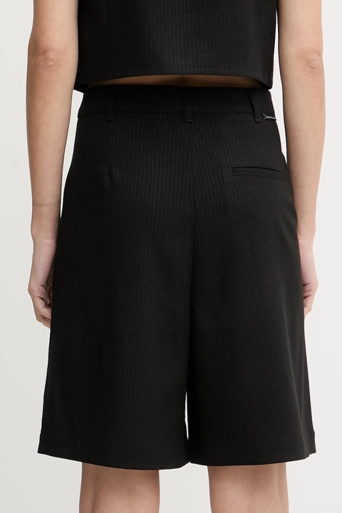 Marc O'Polo szorty damskie kolor czarny wzorzyste high waist 5000007582 - zdjęcie produktu nr 2