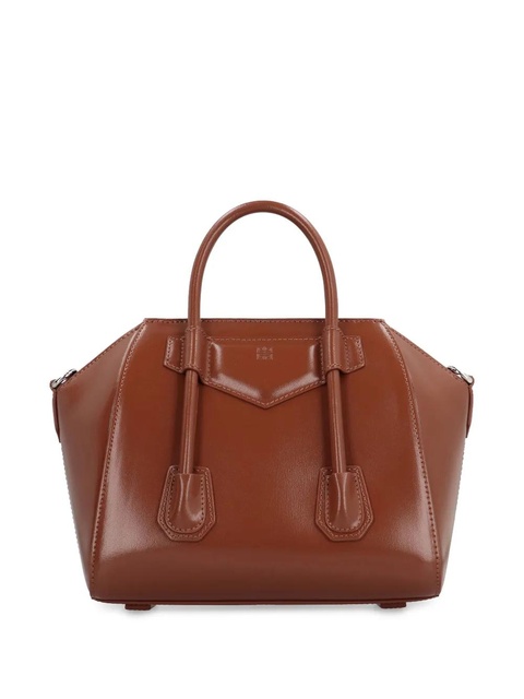 Givenchy mini Antigona Lock tote bag - Brown - zdjęcie produktu nr 2