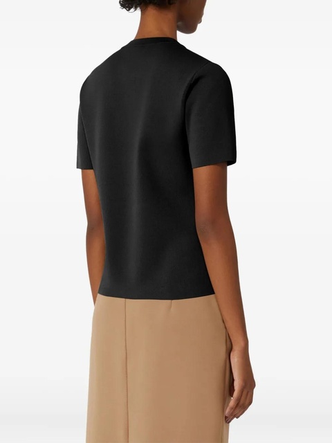 Max Mara embossed logo t-shirt - Black - zdjęcie produktu nr 1