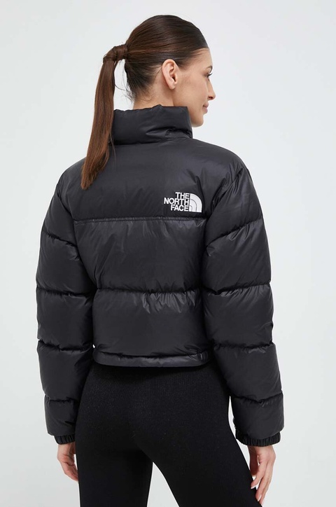 The North Face kurtka puchowa NUPTSE SHORT JACKET damska kolor czarny zimowa NF0A5GGEKX71 - zdjęcie produktu nr 2