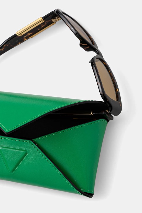 Bottega Veneta okulary przeciwsłoneczne kolor brązowy BV1406S - zdjęcie produktu nr 2