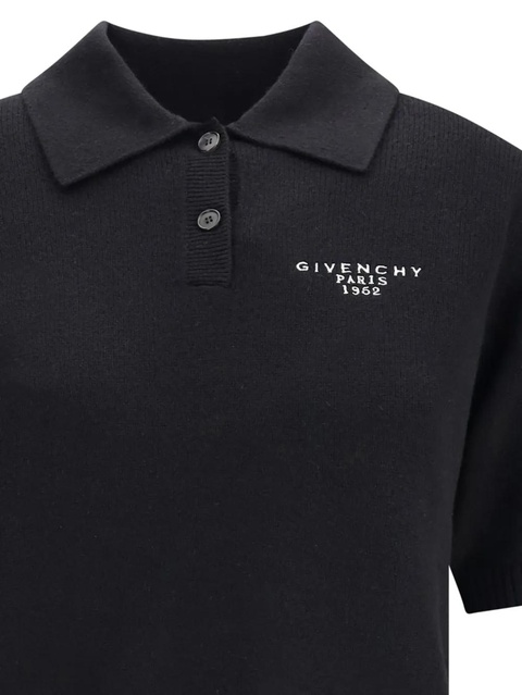 Givenchy short-sleeve logo polo top - Black - zdjęcie produktu nr 1