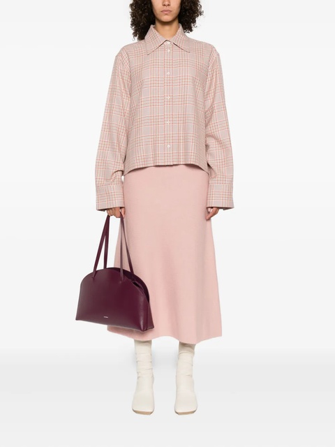 Jil Sander wool A-line skirt - Pink - zdjęcie produktu nr 2