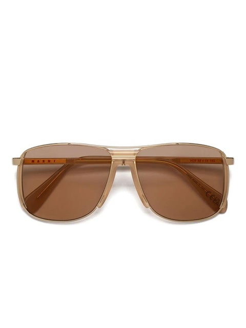 Marni Eyewear Vorluna sunglasses - Brown - zdjęcie produktu nr 1