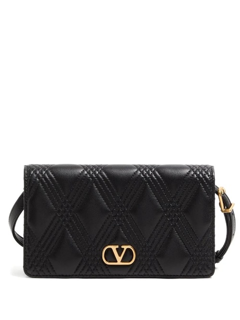 Valentino Garavani mini Quiltie 67 shoulder bag - Black - zdjęcie produktu nr 1