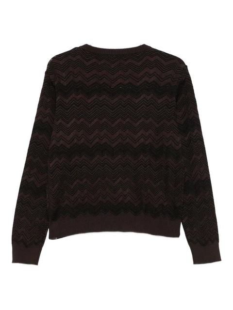 Missoni crew-neck sweater - Brown - zdjęcie produktu nr 2