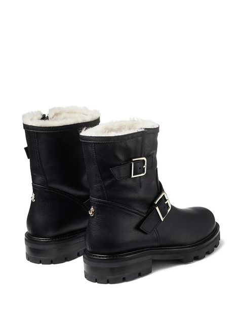 Jimmy Choo shearling-lined Youth II boots - Black - zdjęcie produktu nr 2