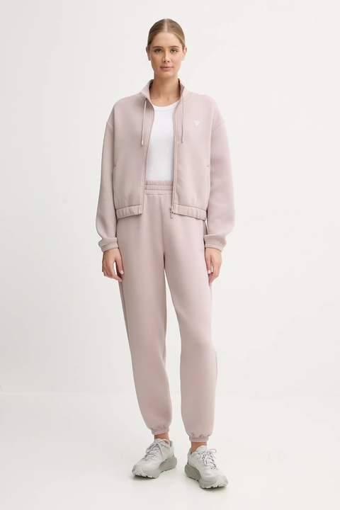 Guess bluza CECILIA damska kolor różowy z aplikacją V4BQ14 K7UW2 - zdjęcie produktu nr 2