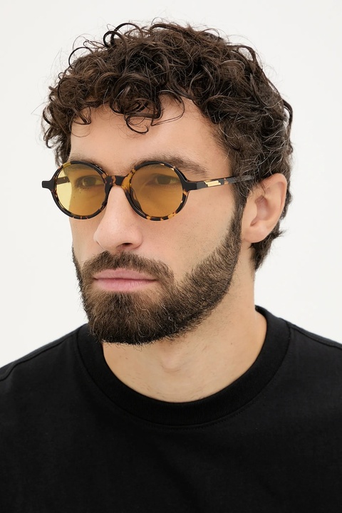 Bottega Veneta okulary przeciwsłoneczne kolor brązowy BV1430S - zdjęcie produktu nr 2