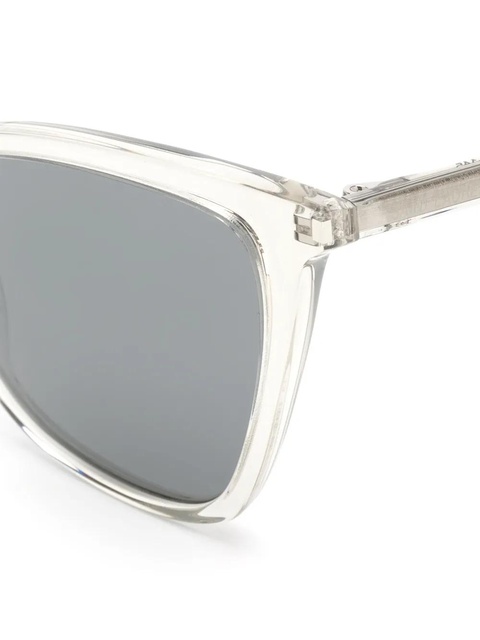 Saint Laurent Eyewear SL 384 cat-eye frame sunglasses - Grey - zdjęcie produktu nr 1
