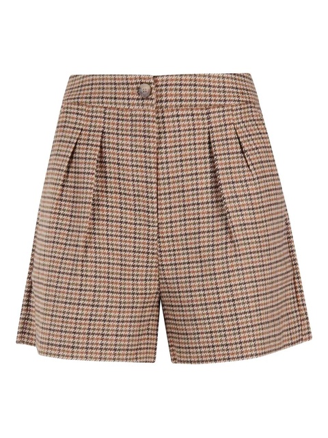 MC2 Saint Barth houndstooth-pattern shorts - Brown - zdjęcie produktu nr 1