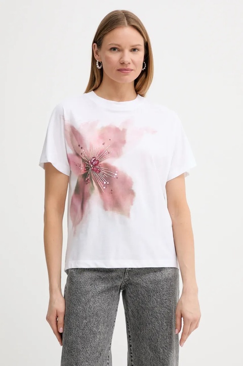 Marciano Guess t-shirt KIM damski kolor biały 5GGI01 6285A - zdjęcie produktu nr 1