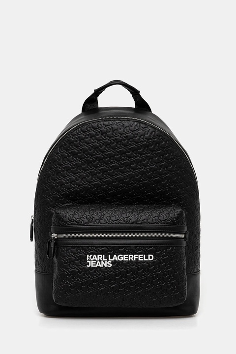 Karl Lagerfeld Jeans plecak kolor czarny duży wzorzysty B1M30141 - zdjęcie produktu nr 1