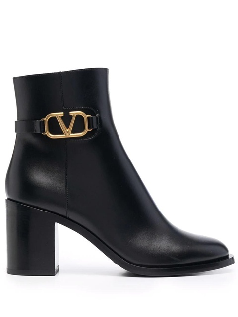 Valentino Garavani 75mm VLogo Signature ankle boots - Black - zdjęcie produktu nr 1