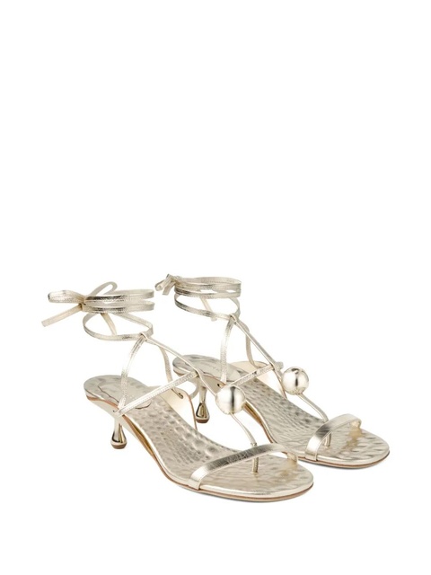 Jimmy Choo 50mm Zyra sandals - Gold - zdjęcie produktu nr 2