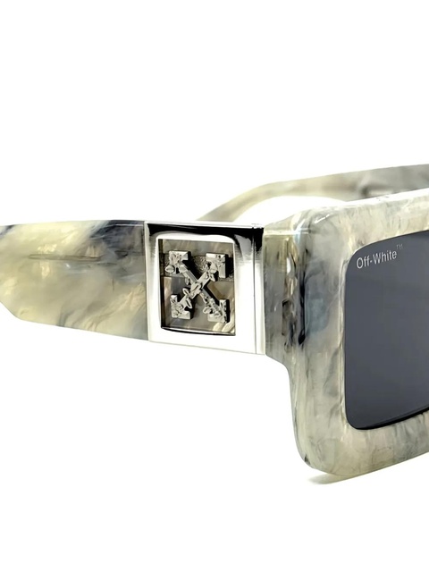 Off-White Leonard square sunglasses - Grey - zdjęcie produktu nr 2