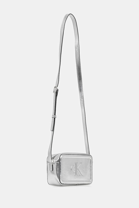 Calvin Klein torebka kolor srebrny LV04F3331G - zdjęcie produktu nr 2