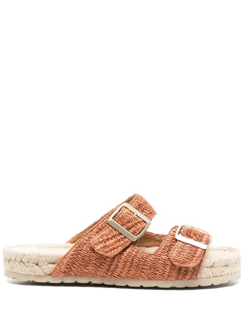 Manebi Yucatan raffia espadrilles - Orange - zdjęcie produktu nr 1
