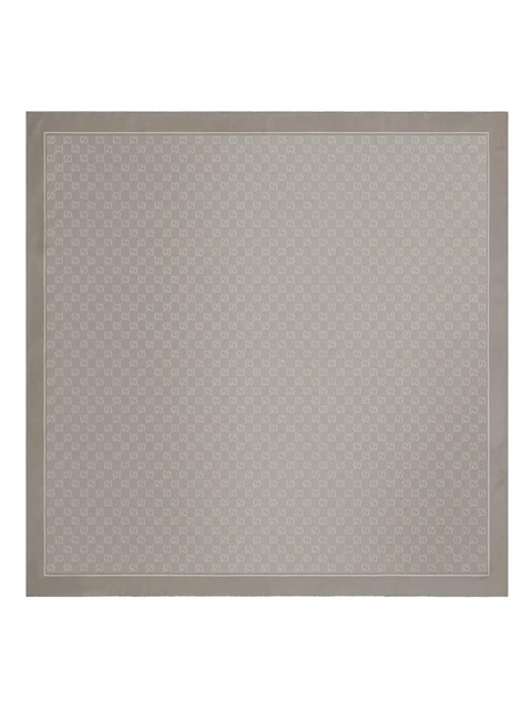 Gucci GG monogram print scarf - Grey - zdjęcie produktu nr 1