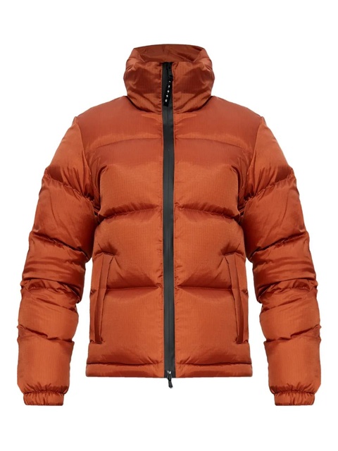 Marni logo-embroidery puffer jacket - Brown - zdjęcie produktu nr 1