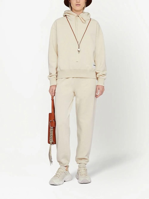 Jil Sander jersey drawstring-waist sweatpants - Neutrals - zdjęcie produktu nr 2