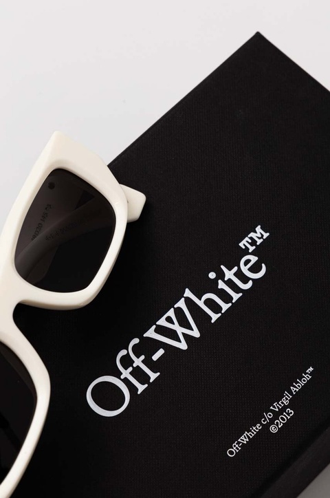 Off-White okulary przeciwsłoneczne kolor biały OERI124_490107 - zdjęcie produktu nr 2