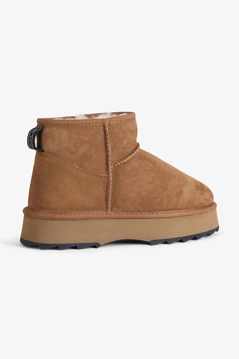 Emu Australia śniegowce zamszowe Sharky Micro Flatform kolor brązowy W13304 - zdjęcie produktu nr 2