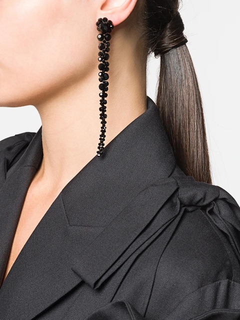 Simone Rocha bead drip earrings - Black - zdjęcie produktu nr 2