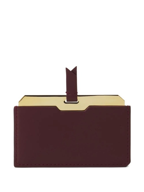 Lanvin leather stitched cardholder - Red - zdjęcie produktu nr 1