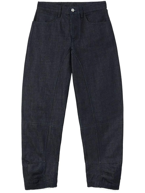 Jil Sander cropped tapered jeans - Black - zdjęcie produktu nr 1
