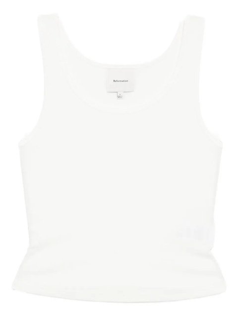 Reformation Olive tank - White - zdjęcie produktu nr 1