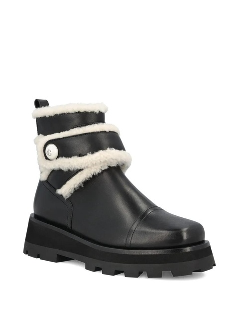 Jimmy Choo shearling-trimmed boots - Black - zdjęcie produktu nr 2