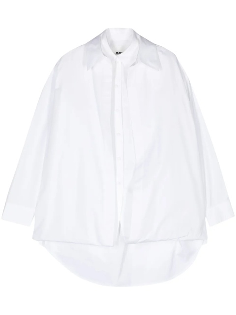 Jil Sander layered cotton shirt - White - zdjęcie produktu nr 1