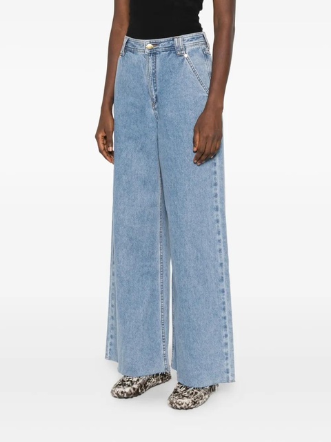 Aje Holland frayed jeans - Blue - zdjęcie produktu nr 2